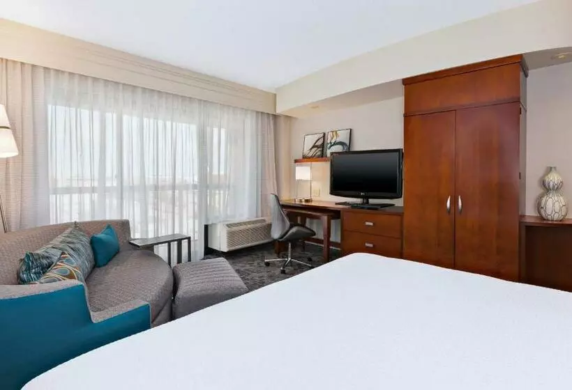キングサイズベッドのスタンダードルーム, Courtyard By Marriott Oklahoma City Downtown
