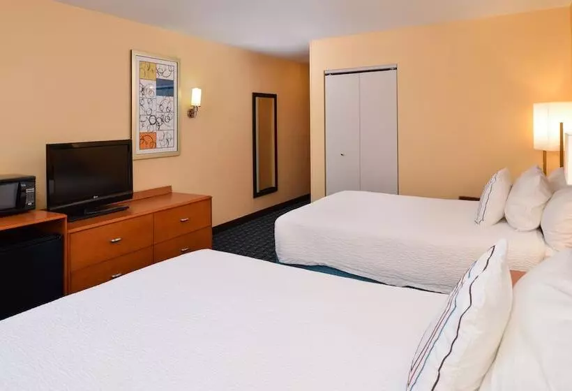２ダブルベッドのスタンダードルーム, Fairfield Inn And Suites By Marriott Fort Wayne