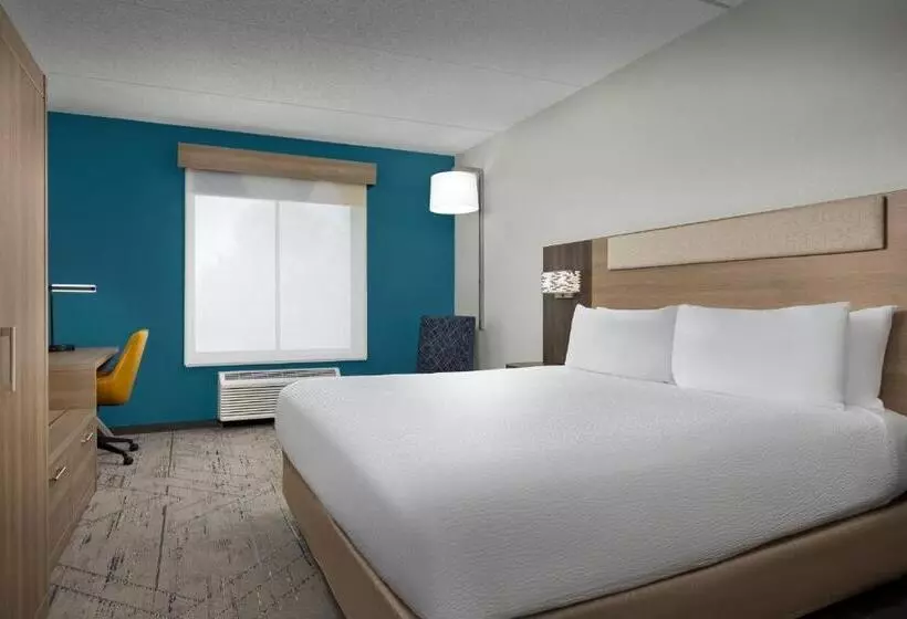 キングサイズベッドのスタンダードルーム, Holiday Inn Express Hotel & Suites Greensboro   Airport Area, An Ihg