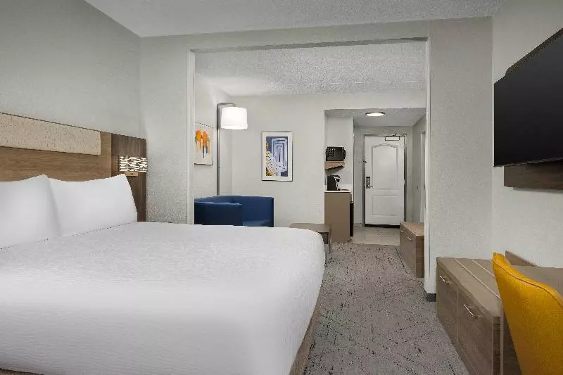 キングサイズベッドのスイートルーム, Holiday Inn Express Hotel & Suites Greensboro   Airport Area, An Ihg