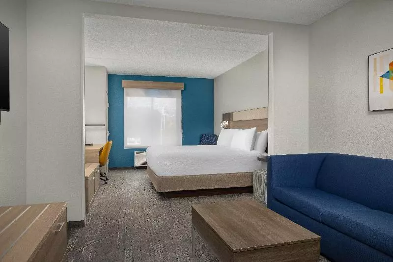 キングサイズベッドのスイートルーム, Holiday Inn Express Hotel & Suites Greensboro   Airport Area, An Ihg