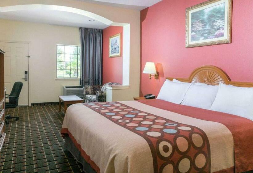 غرفة قياسية سرير كينج لذوى الإحتياجات الخاصة, Super 8 By Wyndham Stafford Sugarland Area