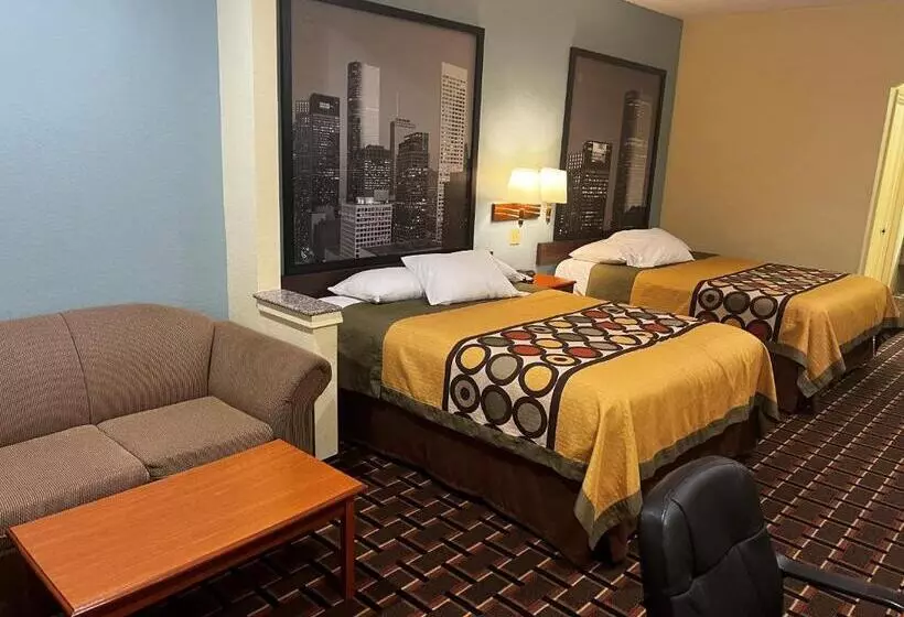 Standard-invahuone, Super 8 By Wyndham Stafford Sugarland Area
