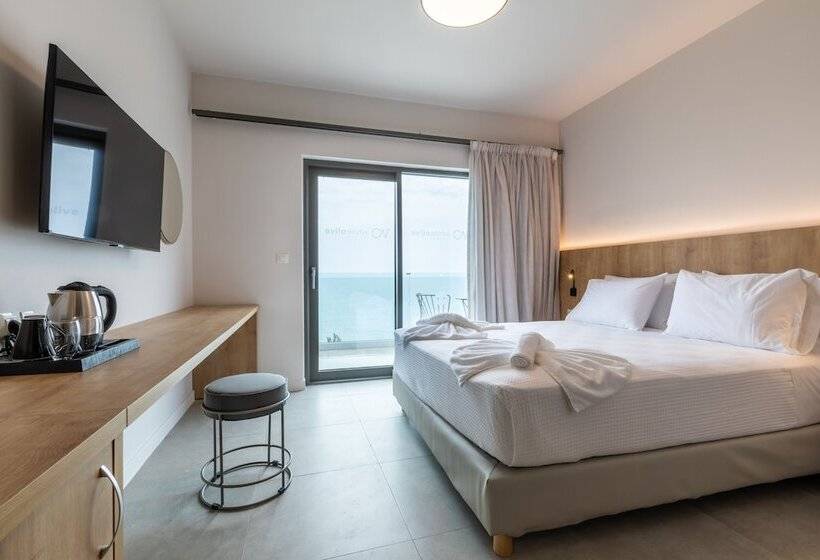 غرفة قياسية مطلّة علي البحر, White Olive Elite Rethymno