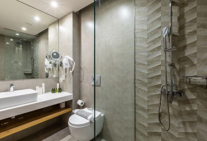 غرفة عائلية مطلّة علي البحر, White Olive Elite Rethymno