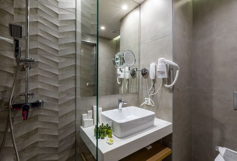 패밀리 룸 바다 전망, White Olive Elite Rethymno