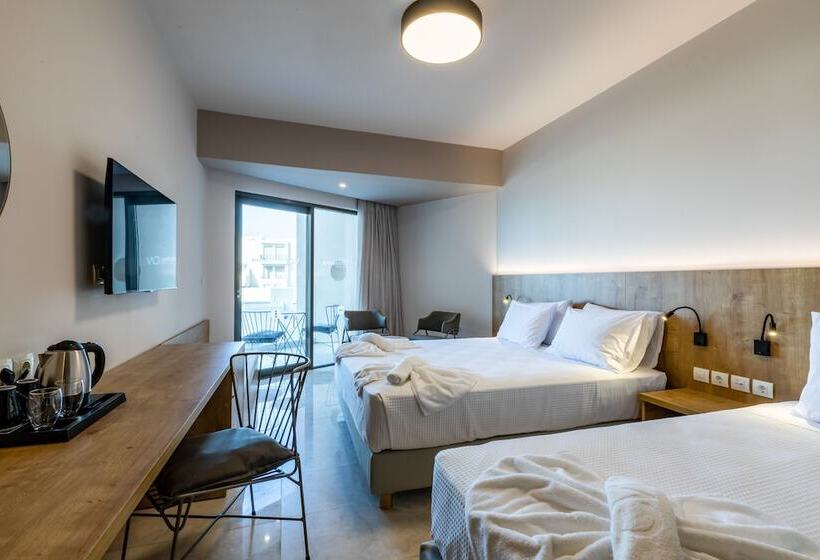 Triple Room Sea View, White Olive Elite Rethymno