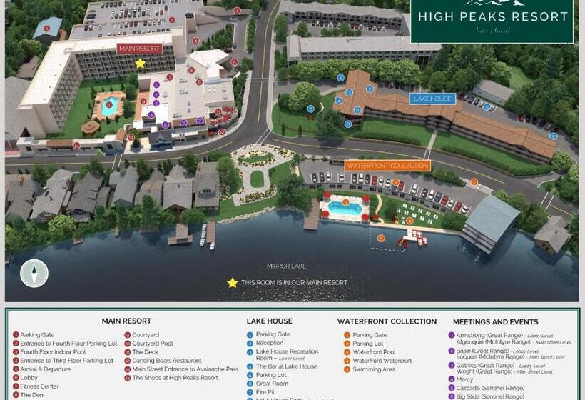 Стандартный Номер Кровать Кинг, High Peaks Resort