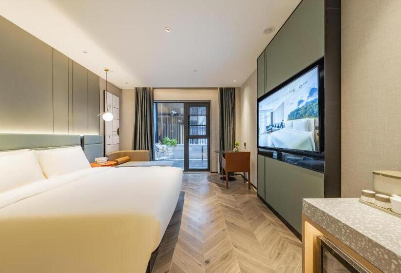 Standaardkamer met Uitzicht op de Tuin, Jinjiang Inn Shanghai Zhangjiang Road