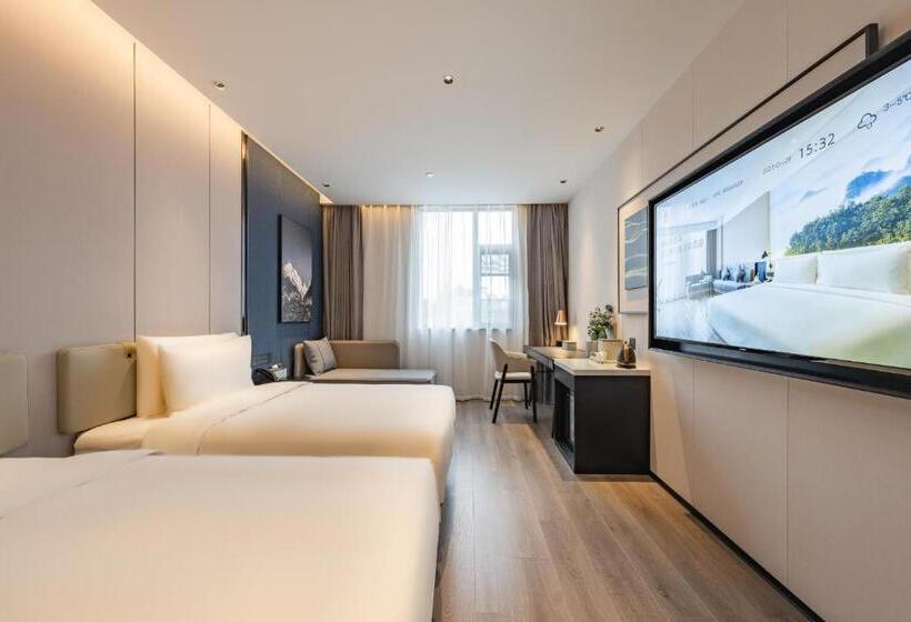 Standaardkamer met Uitzicht op de Stad, Jinjiang Inn Shanghai Zhangjiang Road