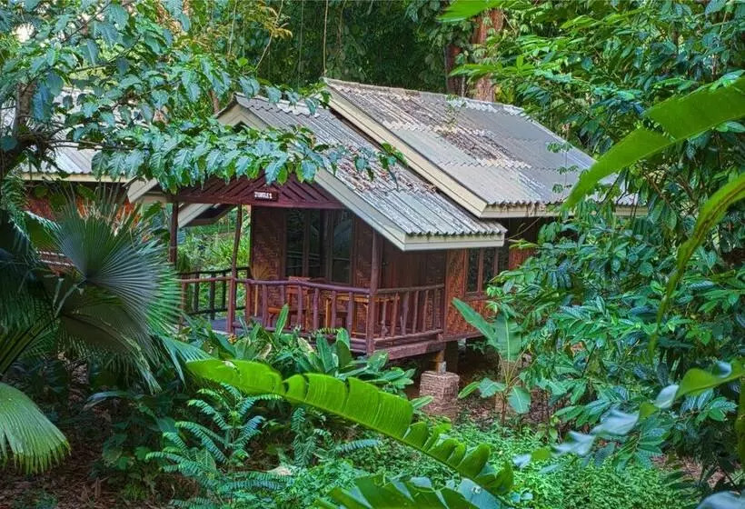 ویلای استاندارد با چشمانداز باغ, Khao Sok Riverside Cottages