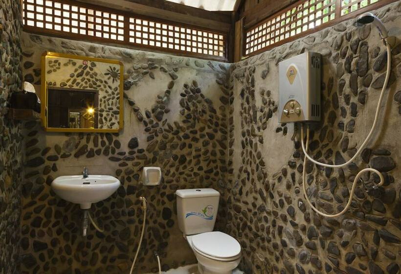 带花园景观的标准洋房, Khao Sok Riverside Cottages