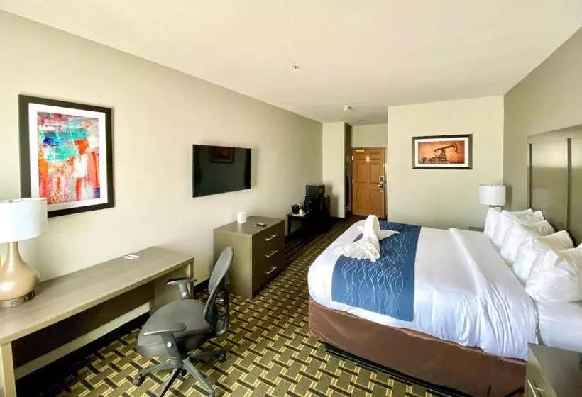 キングサイズベッドのスタンダードルーム, Comfort Inn Owasso – Tulsa