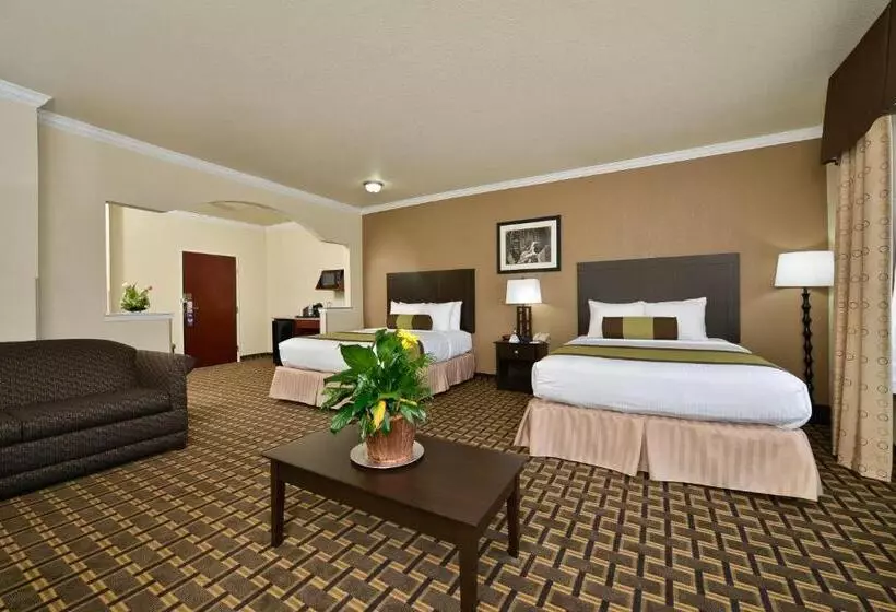 身障者適用クイーンサイズベッドルーム, Best Western Plus Cutting Horse Inn & Suites