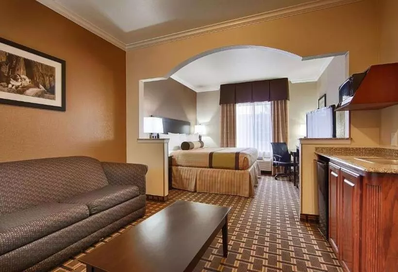 キングサイズベッドのスタンダードルーム, Best Western Plus Cutting Horse Inn & Suites