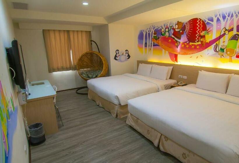 اتاق استاندارد چهار تخته, Legend Hotel Kaohsiung Liuhe