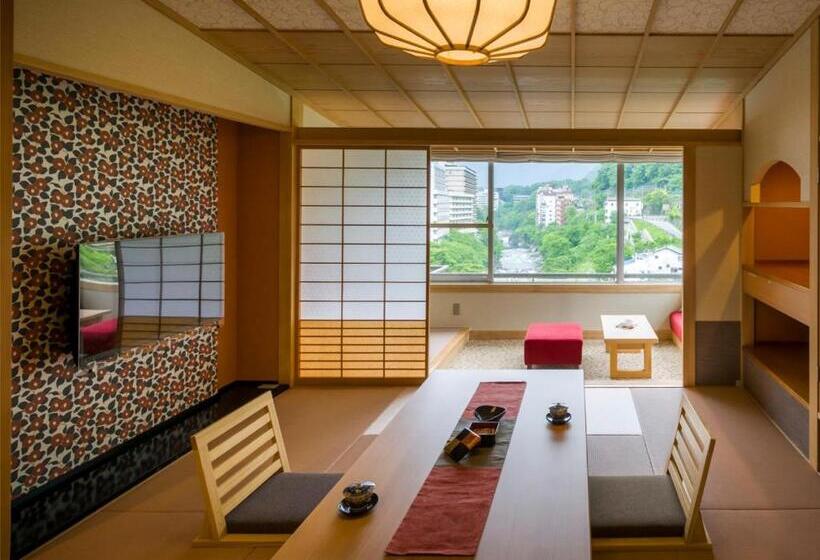 غرفة قياسية مطلّة علي النهر, Kinugawa Plaza