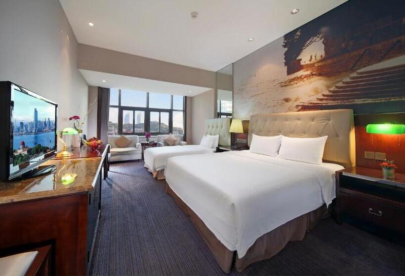חדר משפחתי דלוקס, City Hotel Xiamen Free Welcome Fruits