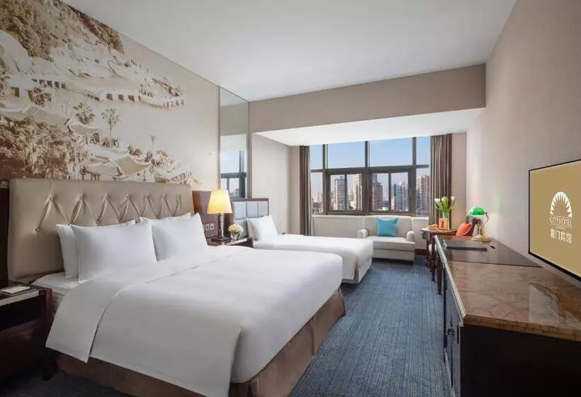 デラックスファミリールーム, City Hotel Xiamen Free Welcome Fruits