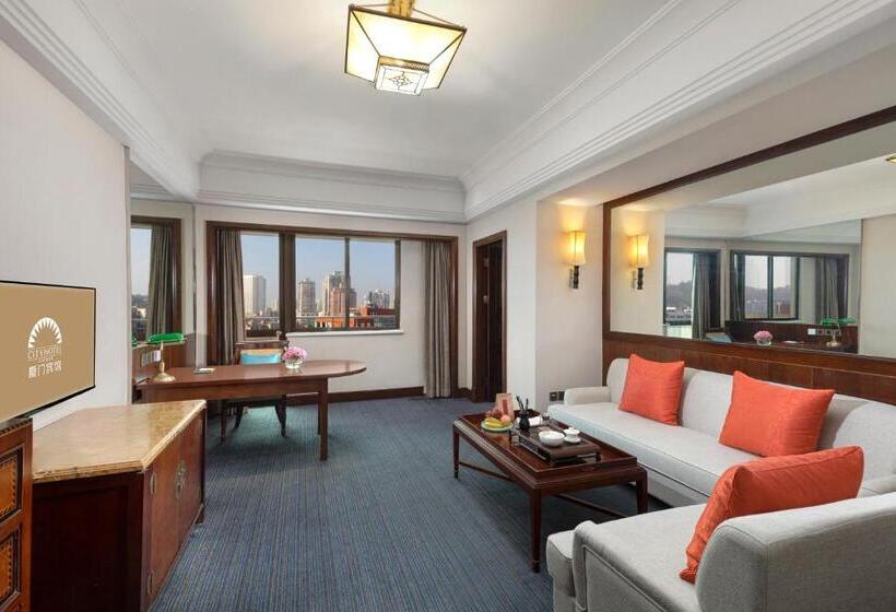 סוויטה דלוקס, City Hotel Xiamen Free Welcome Fruits