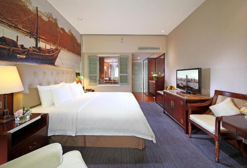 Quarto Deluxe Cama King, City Hotel Xiamen Free Welcome Fruits