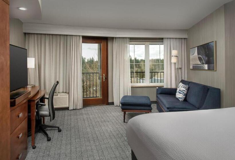 غرفة قياسية سرير كينج, Courtyard By Marriott Seattle Kirkland