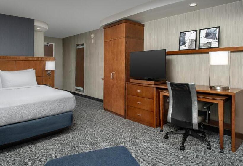 غرفة قياسية سرير كينج, Courtyard By Marriott Seattle Kirkland