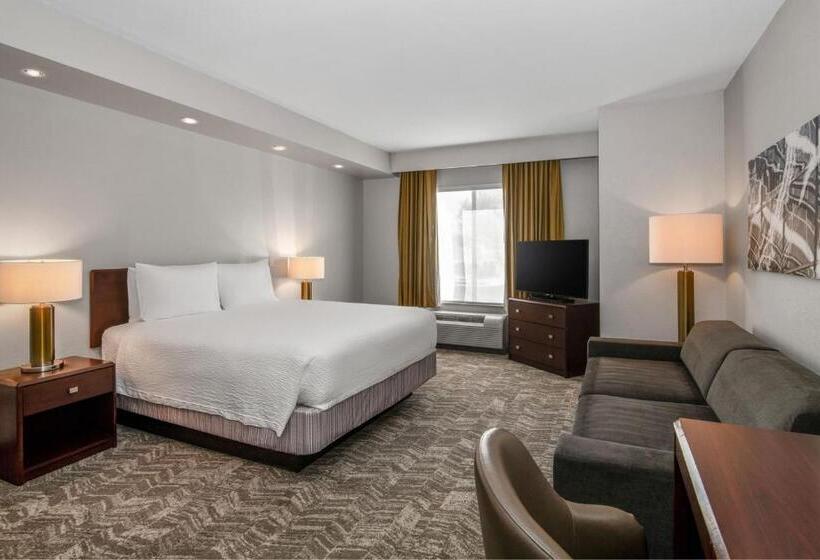 מיטת קינג בסוויטה, Springhill Suites Phoenix Glendale Sports & Entertainment District