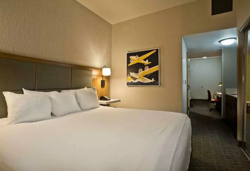 キングサイズベッドのスイートルーム, Hawthorn Suites By Wyndham Oakland/alameda