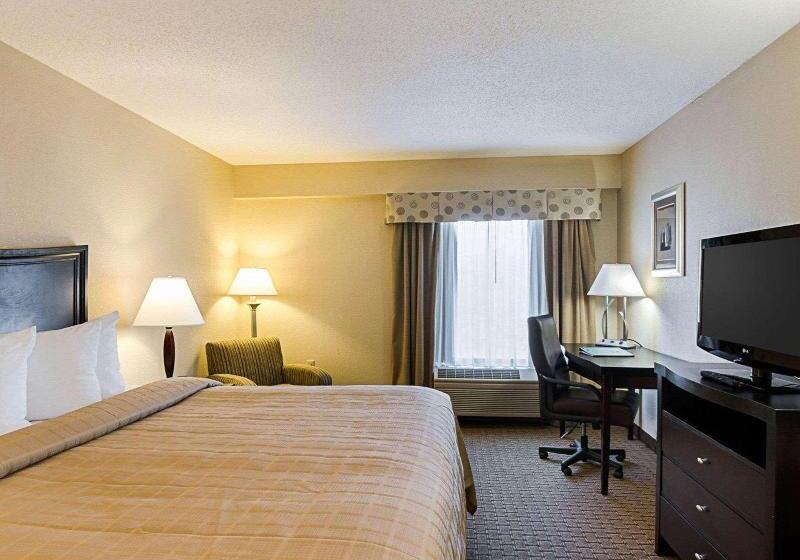 스탠다드 룸 킹사이즈 침대, Quality Inn Troutville  Roanoke North
