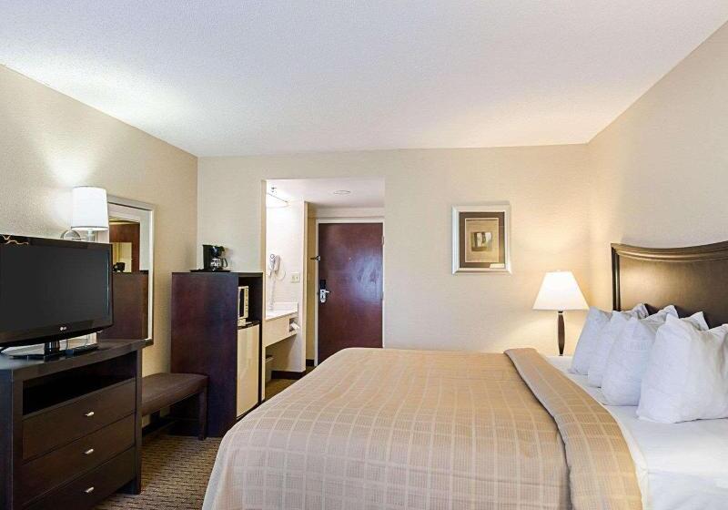 חדר סטנדרט עם מיטת קינג, Quality Inn Troutville  Roanoke North