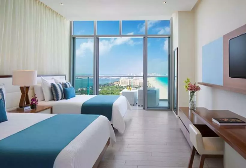 片側に海が見えるデラックスルーム, Secrets The Vine Cancun All Inclusive Adults Only