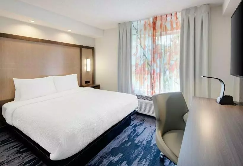 キングサイズベッドのスタンダードルーム, Fairfield Inn And Suites Wilson