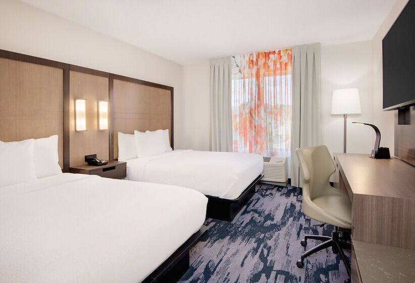 Номер Стандарт 2 Двуспальные Кровати, Fairfield Inn And Suites Wilson