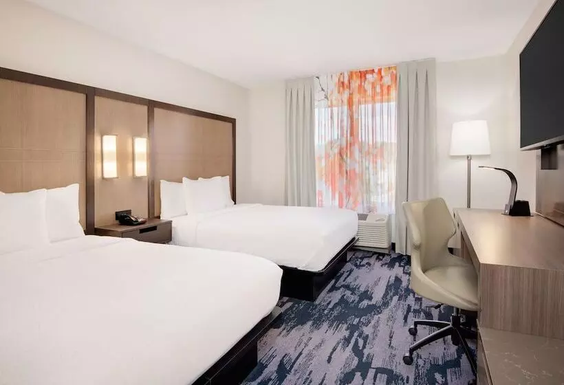 2ダブルベッドのスタンダードルーム, Fairfield Inn And Suites Wilson