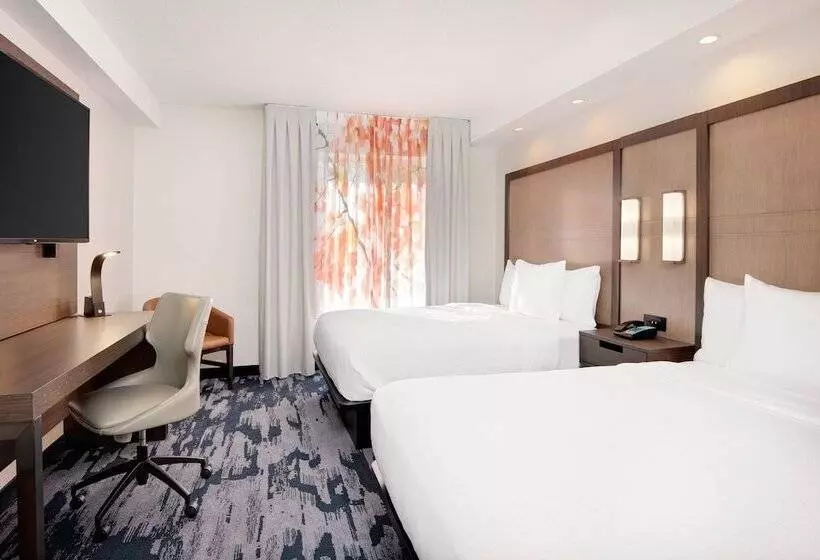 2ダブルベッドのスタンダードルーム, Fairfield Inn And Suites Wilson