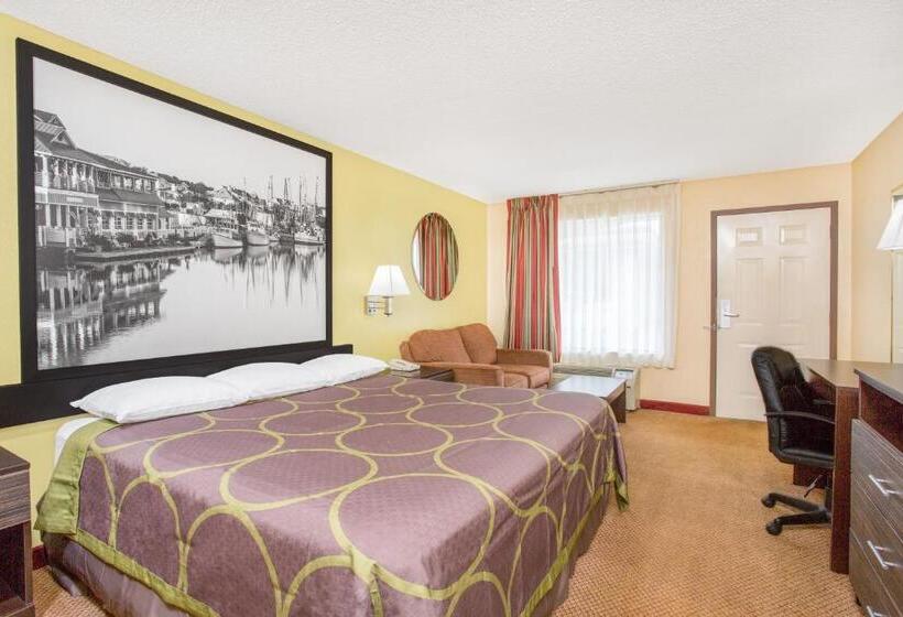 带大床的标准间, Super 8 By Wyndham Sumter