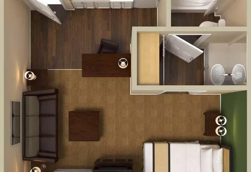 デラックススタジオ, Extended Stay America Select Suites   Atlanta   Buckhead