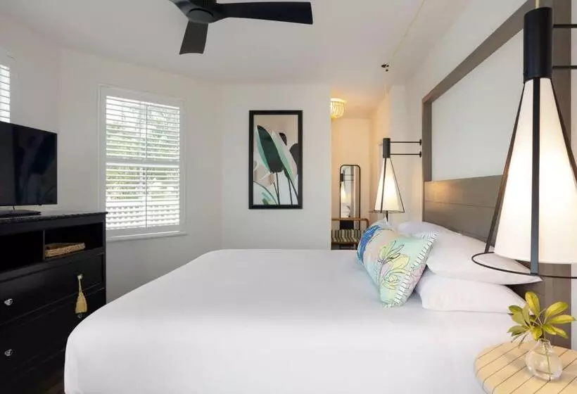 キングサイズベッドのスタンダードルーム, Fitch Lodge   Key West Historic Inns