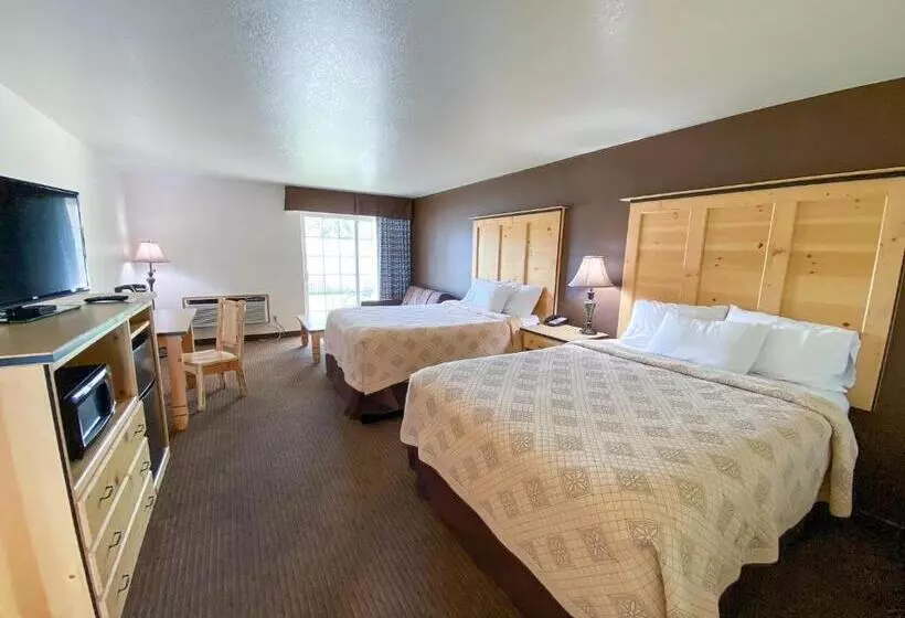 身障者適用クイーンサイズベッドルーム, Sisters Inn & Suites