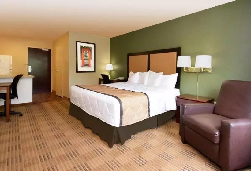 キングサイドベッドのスタンダードワンルーム, Extended Stay America Suites  Chicago  Vernon Hills  Lake Forest