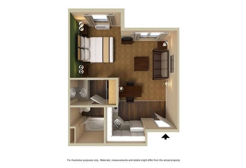 Студия Deluxe, Extended Stay America Suites  San Jose  Edenvale  South