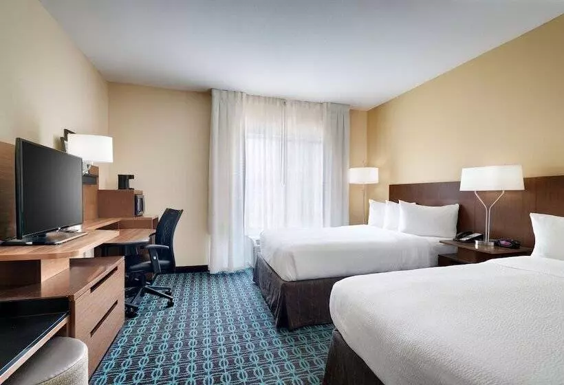 ２ダブルベッドのスタンダードルーム, Fairfield Inn By Marriott Lexington Park Patuxent River Naval Air Station