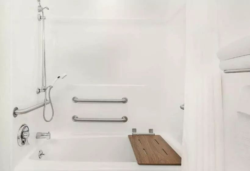 身障者適用スタンダードルーム, Microtel Inn & Suites By Wyndham Hamburg