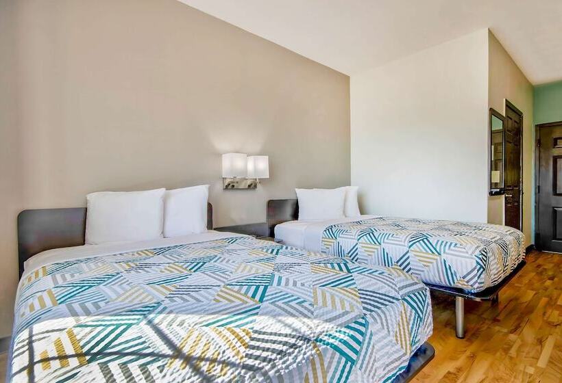 غرفه قياسيه سريرين مزدوجين, Studio 6port Arthur, Tx  Se