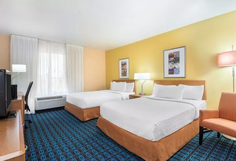２ダブルベッドのスタンダードルーム, Fairfield Inn & Suites By Marriott Springdale
