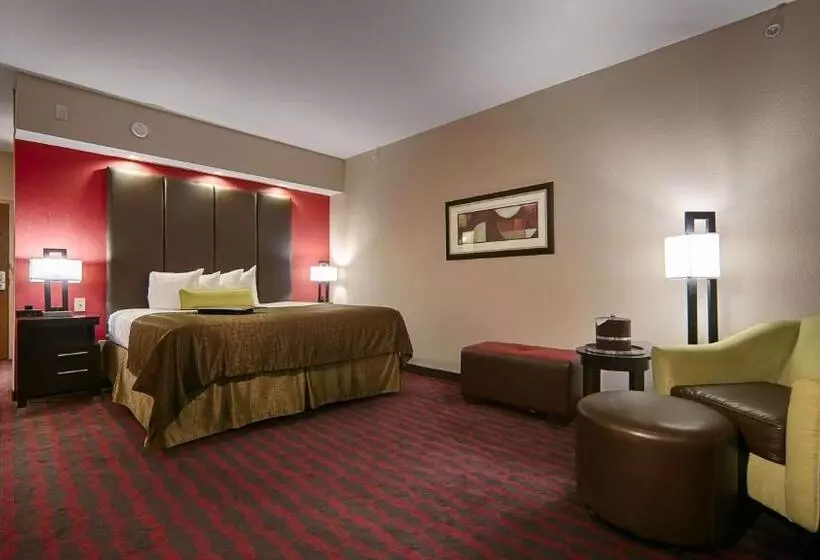身障者適用キングサイズベッドルーム, Best Western Plus Cushing Inn & Suites