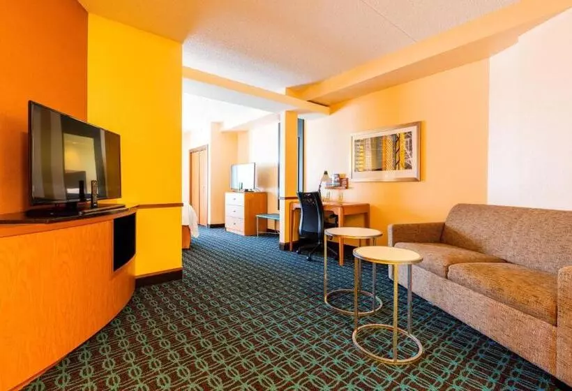 クイーンベッドのスタンダードスタジオ, Fairfield Inn & Suites Bedford