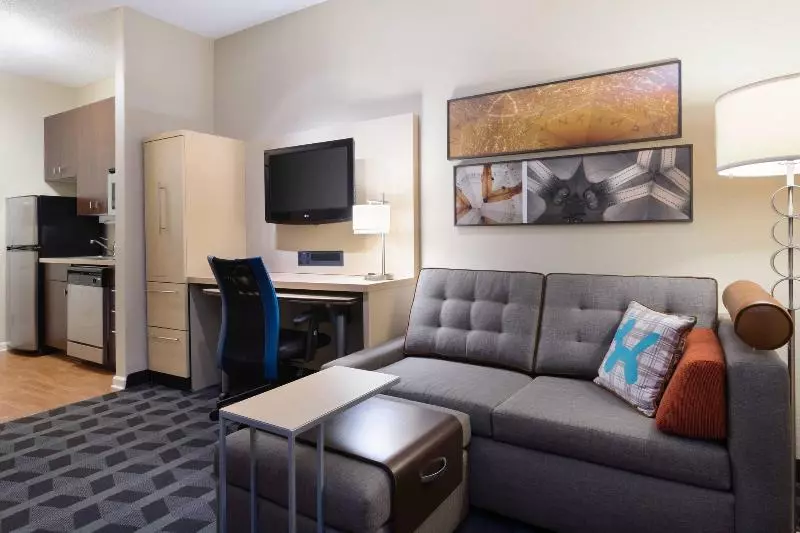 キングサイドベッドのスタンダードワンルーム, Towneplace Suites By Marriott Bossier City