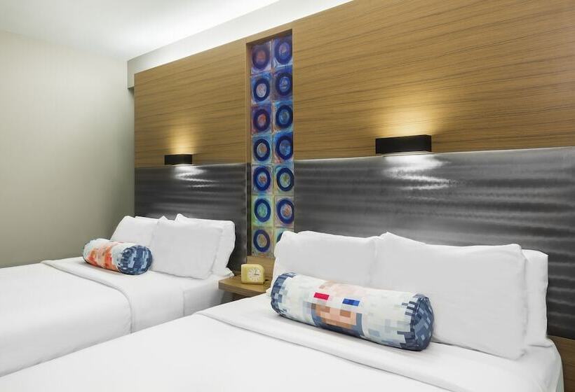 غرفه قياسيه سريرين مزدوجين, Aloft Tallahassee Downtown